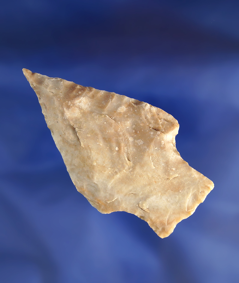 2 3/4" Bulverde point found in Texas. Ex. Helen DeMoss collection.