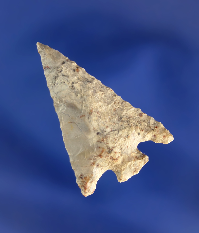 1 1/4" well patinated Columbia Plateau found near the Snake River, Bishop Washington.