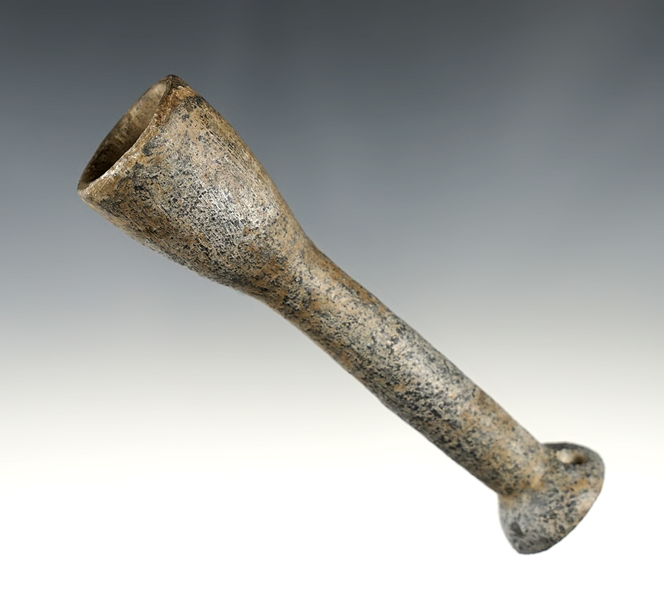 Superb 4" Tube Pipe - Steatite. Found around the Columbia River area of Washington/OR. COA.