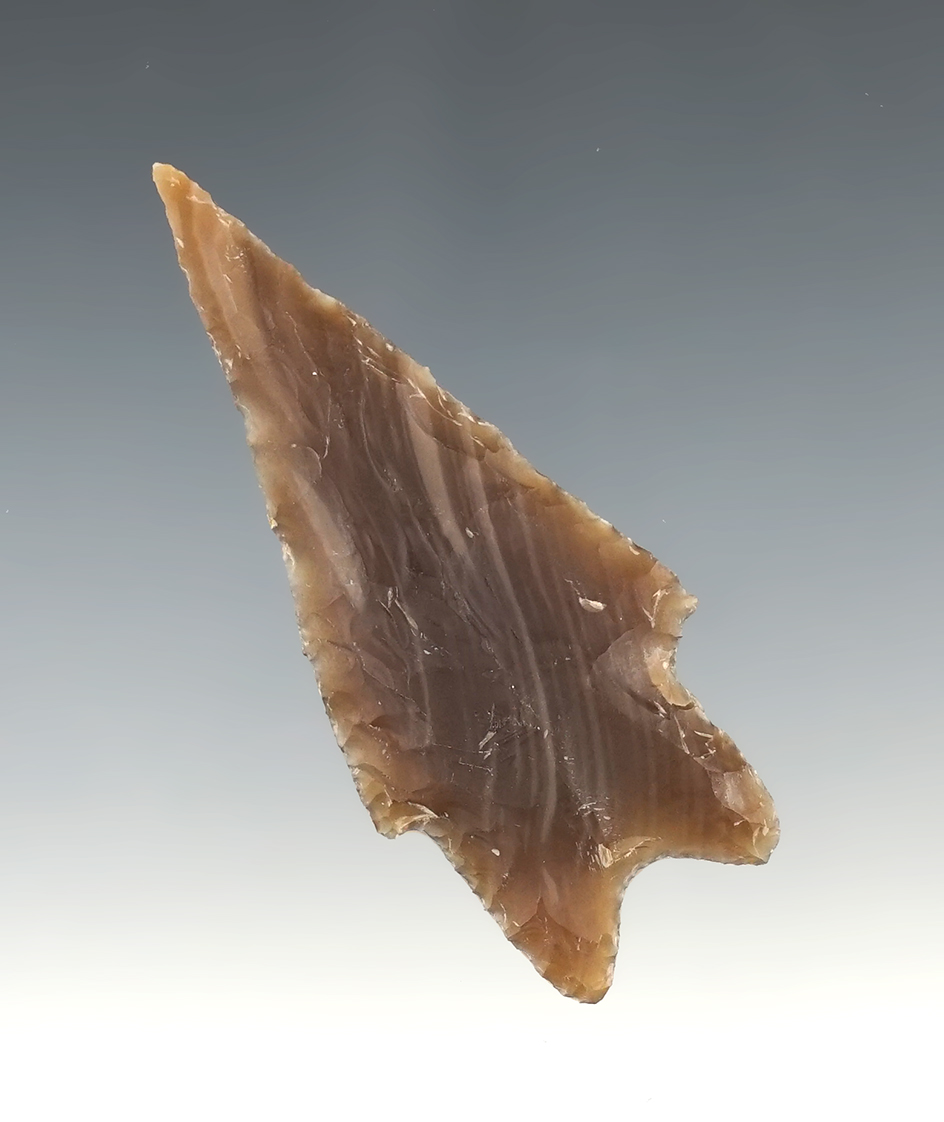 Well made 2 11/16" Pedernales found in Bandera Co., Texas. Comes with an Arnold COA.