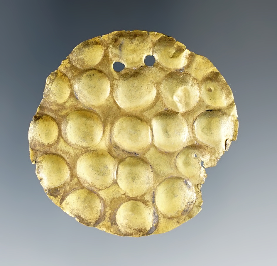 Nice 1 7/8" Chimu Gold Pendant found in Peru.