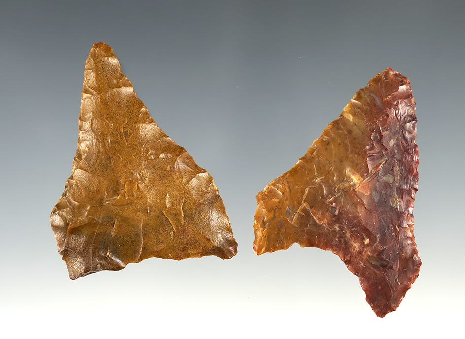 Pair of Mule Ear points found in Washington/Oregon. The largest 2 1/8".