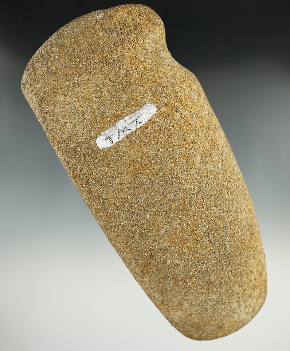 7 1/8" long 3/4 Grooved Axe found in Pennsylvania.