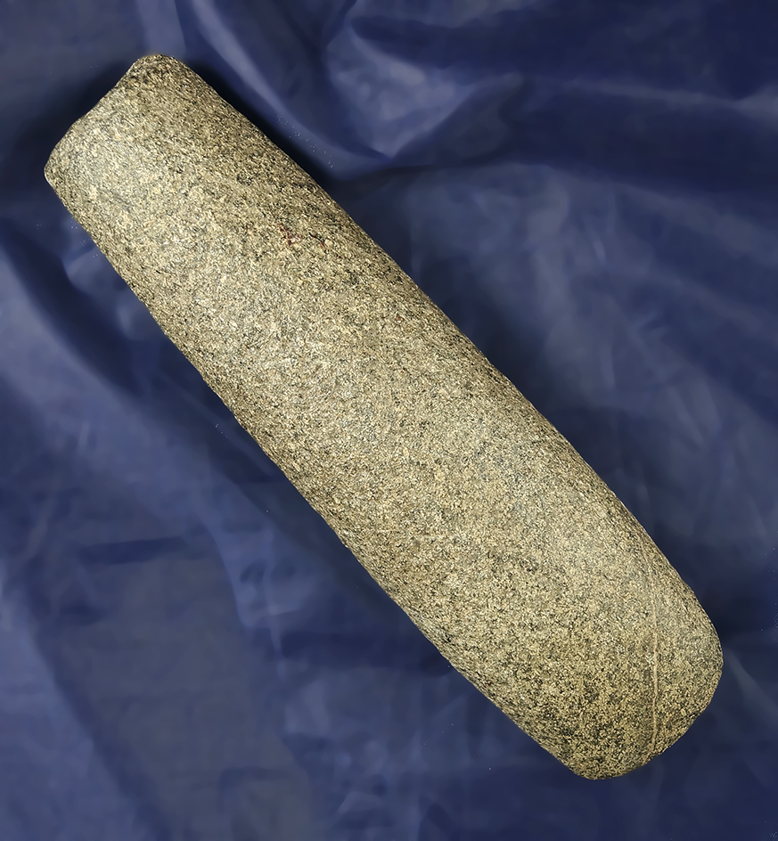 Very large 7 13/16" Hardstone Adze found in Knox Co., Ohio by M. Boyle