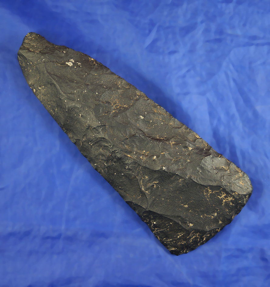 Large 7" Kanawha Flint Celt found near the Ohio River in Southern Ohio.