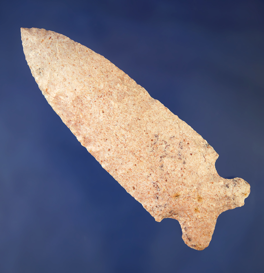 4" Graham Cave found in Missouri. Ex. Vern Miller Collection. Comes with a Jackson COA.