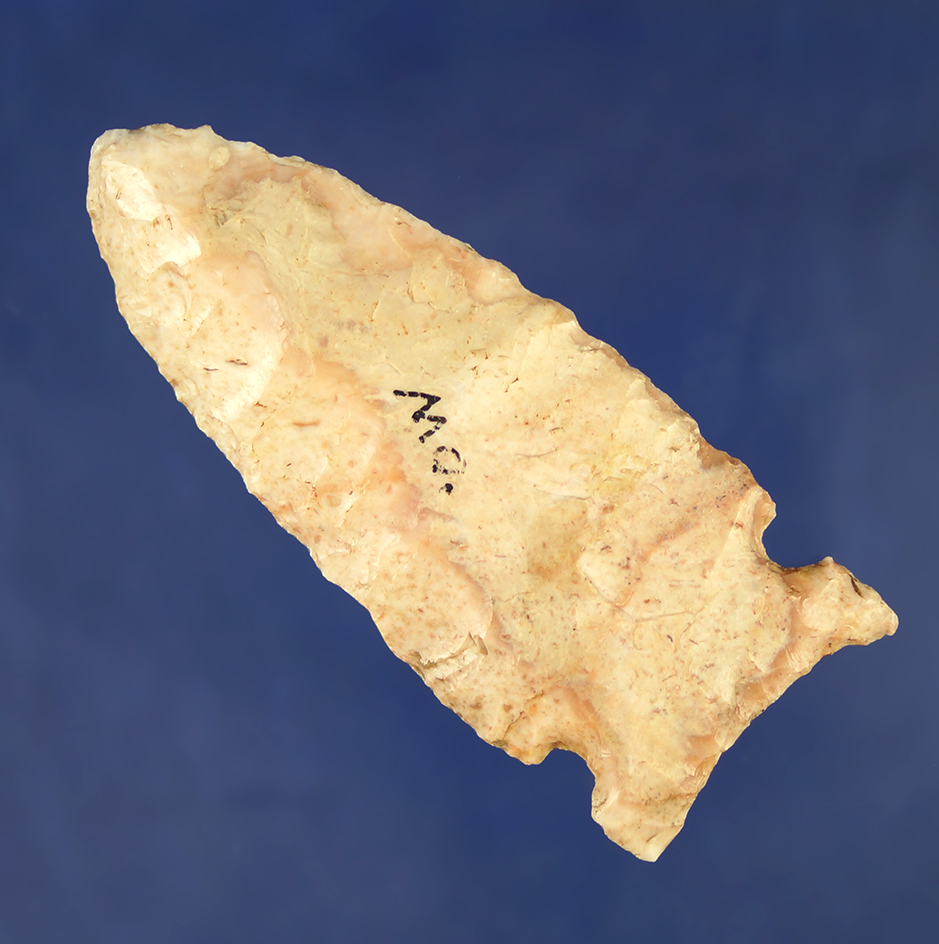 Beautiful material color on this 3 3/8" Sidenotch Knife found in Missouri.