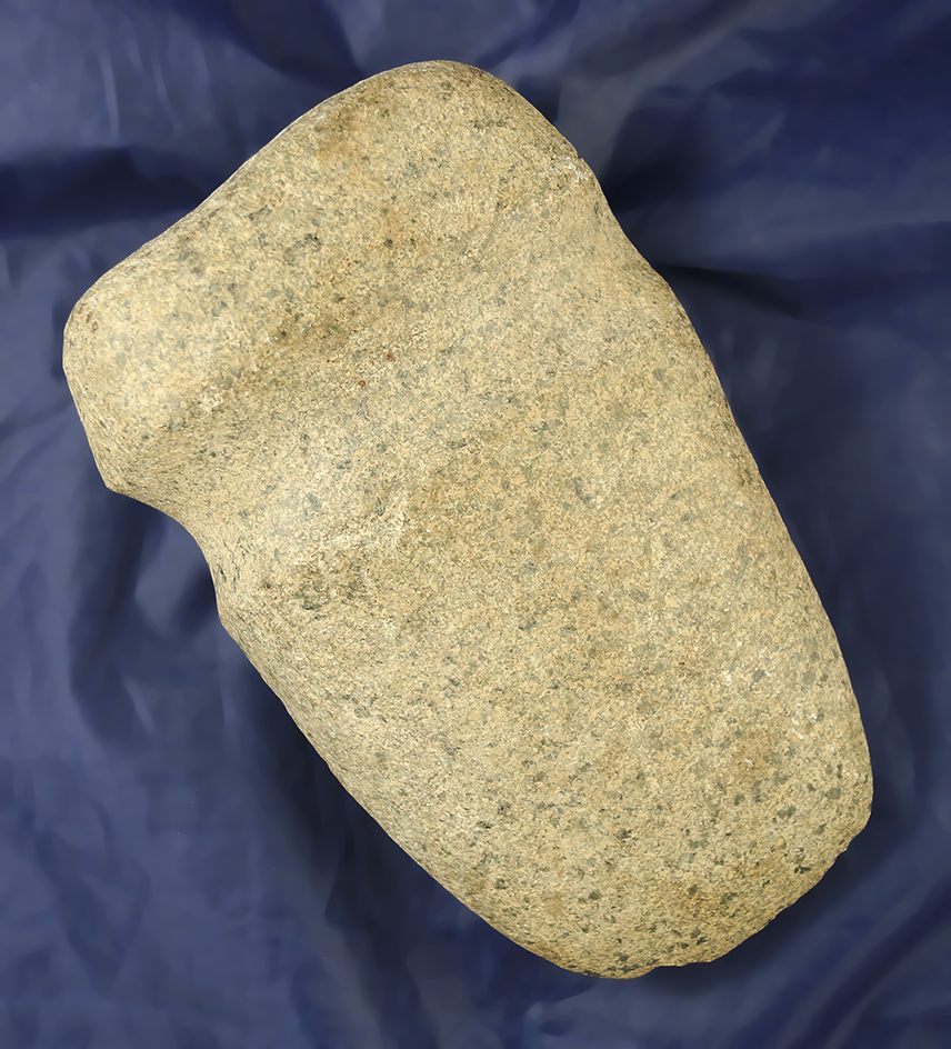 Large 7 1/2" Long 3/4 Grooved Axe that is nicely made and found in Ohio.