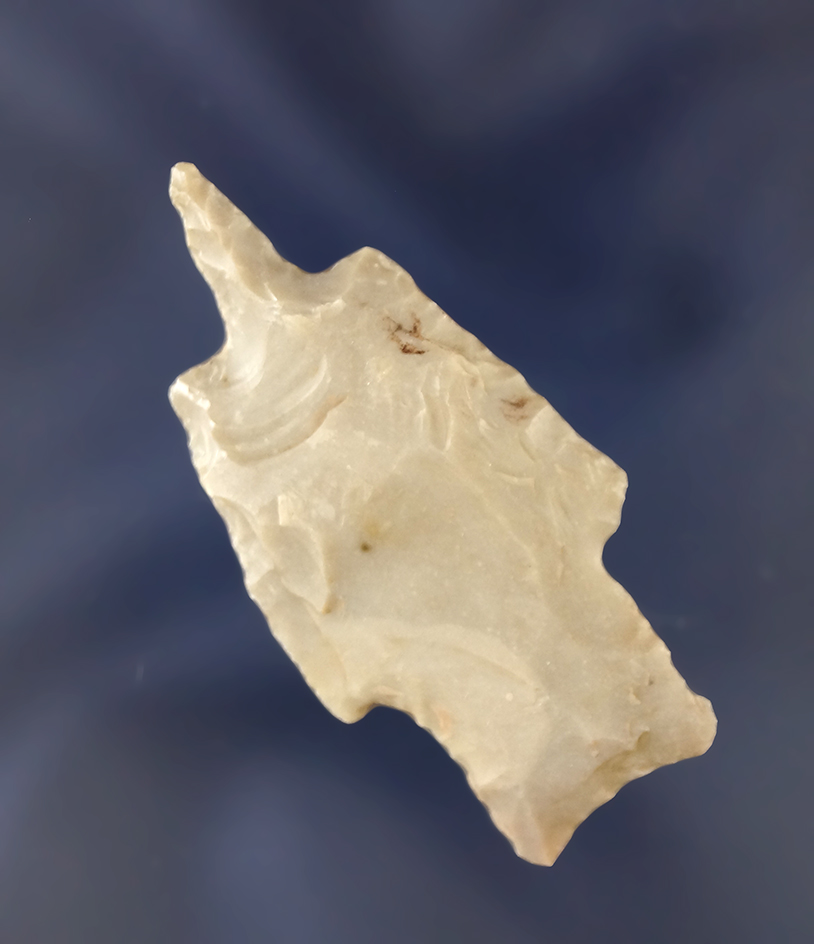 Excellent style! 2" "Winged Drill" found in King Co.,  Texas in perfect condition.