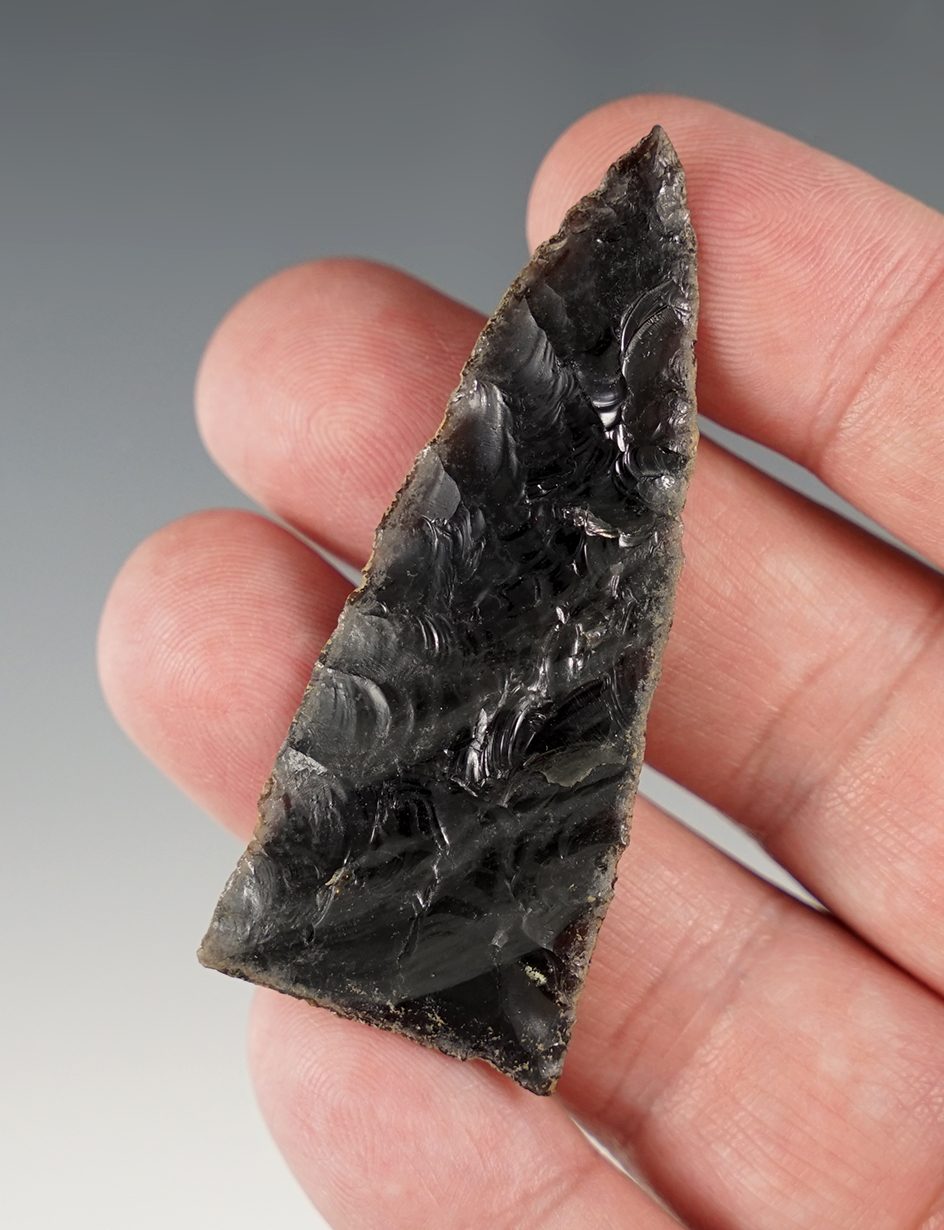 Incredible 2 1/2" Triangular Knife found in Franklin Co., Washington.