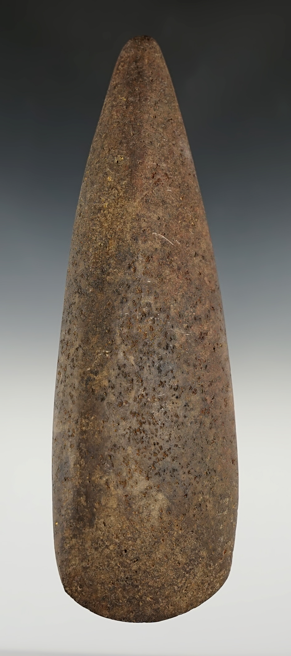 Large and fine 7 5/8" Taper Poll Celt found in the Midwestern U.S.