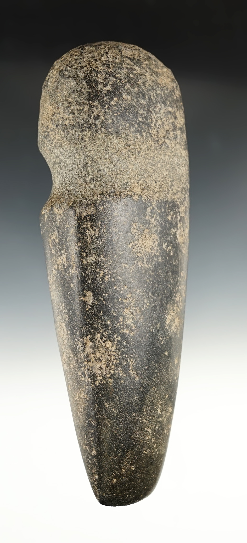 Well styled 7 3/4" Hohokam 3/4 Groove Axe found in the New Mexico/Arizona area.