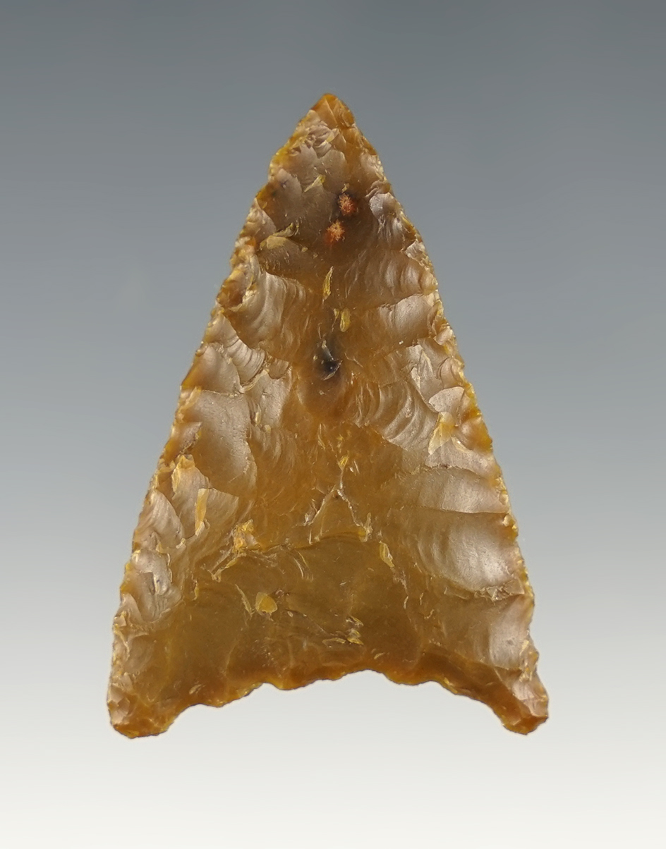 Well patinated 2" Mule Ear Knife found in Klickitat Co., Washington.