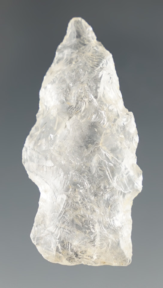 1 3/4" Scottsbluff found by Tom Brooks in Yavapai Co., Arizona - Crystal Quartz. 2 COA's.