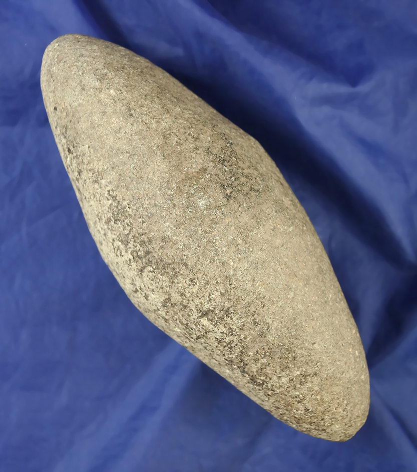 6 15/16" long Columbia River stone club head. This is a larger than average size club - Oregon.