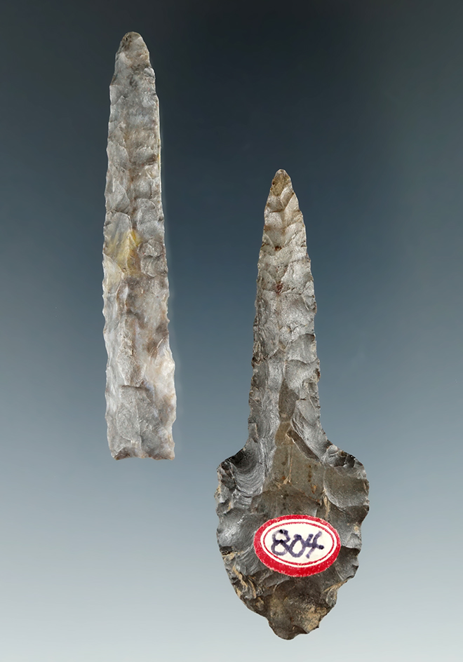 Pair of Drills found in Columbiana Co., Ohio. Ex. Harry Quine, Danny Brenneman.