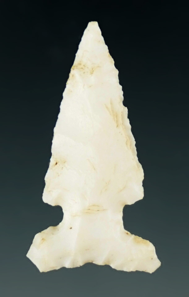 1 1/8" Sidenotch arrowhead found in southern Utah.