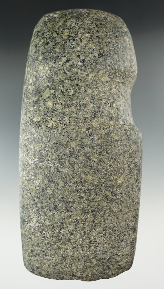 6" long 3/4 grooved Axe foundin Arizona which was being used as a Hammerstone.