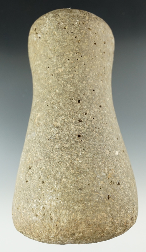 5" tall nicely styled pestle found in California.