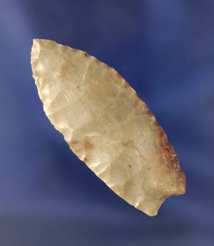 Thin, exceptional style and beautiful material 2 1/16" McKean found in Wyoming. Bennett COA.