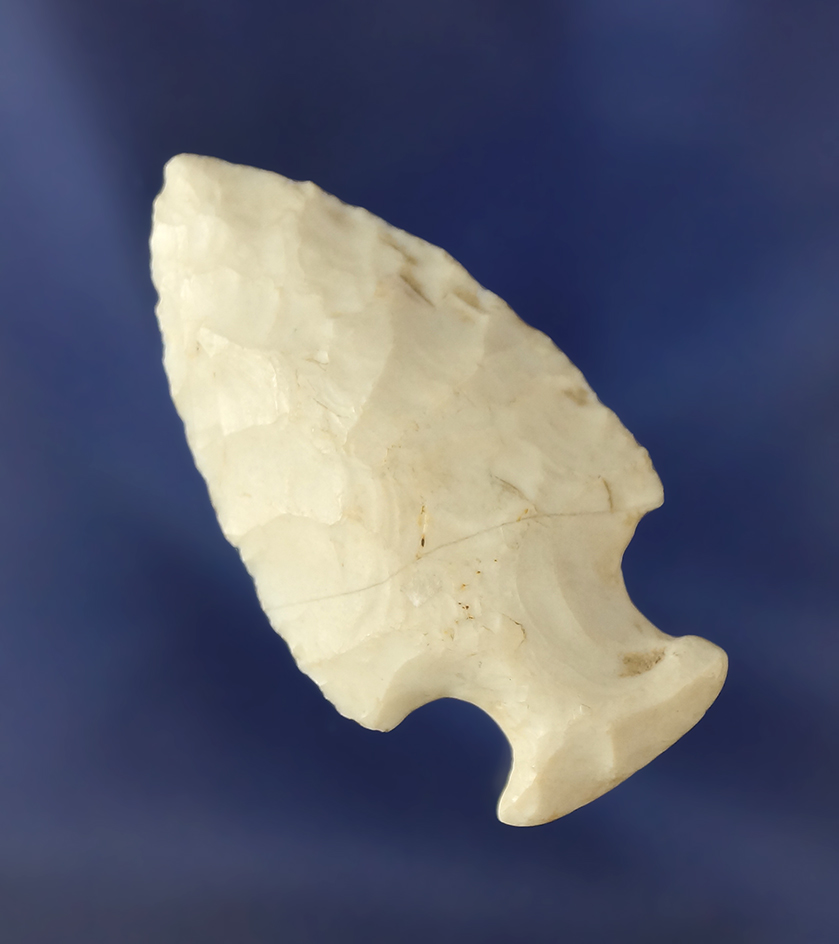 1 11/16" Burlington Tablerock found by Ernest Schug in Dodge Co.,  Wisconsin. Jackson COA.