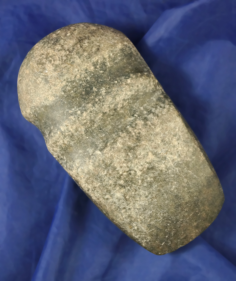 Very rare style! 4" long rare double grooved Axe. Found at the New Well Ruin  St. John Arizona.