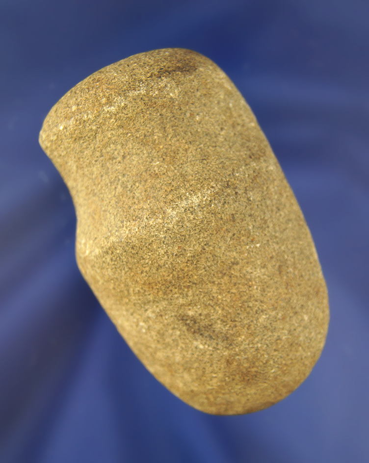 2 7/8" Miniature 3/4 Grooved Axe found in Darke Co., Ohio.