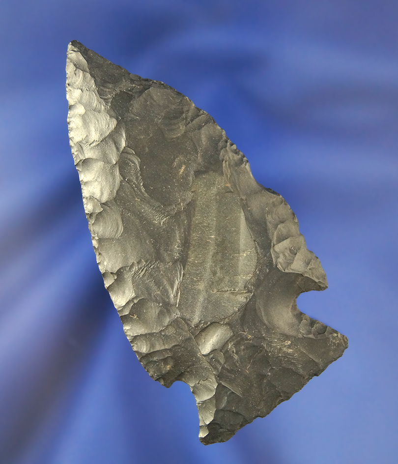 3" Coshocton Flint Cornernotch found in Knox Co., Ohio.