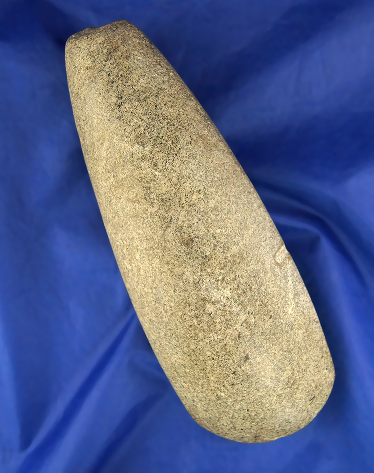 Well styled, large and nicely polished 8 1/2" Hardstone Celt - Fredericktown, Knox Co., Ohio.
