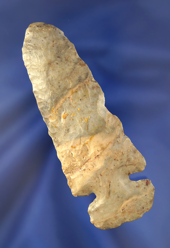 3 13/16" Dovetail made from Coshocton Flint found in Ohio.