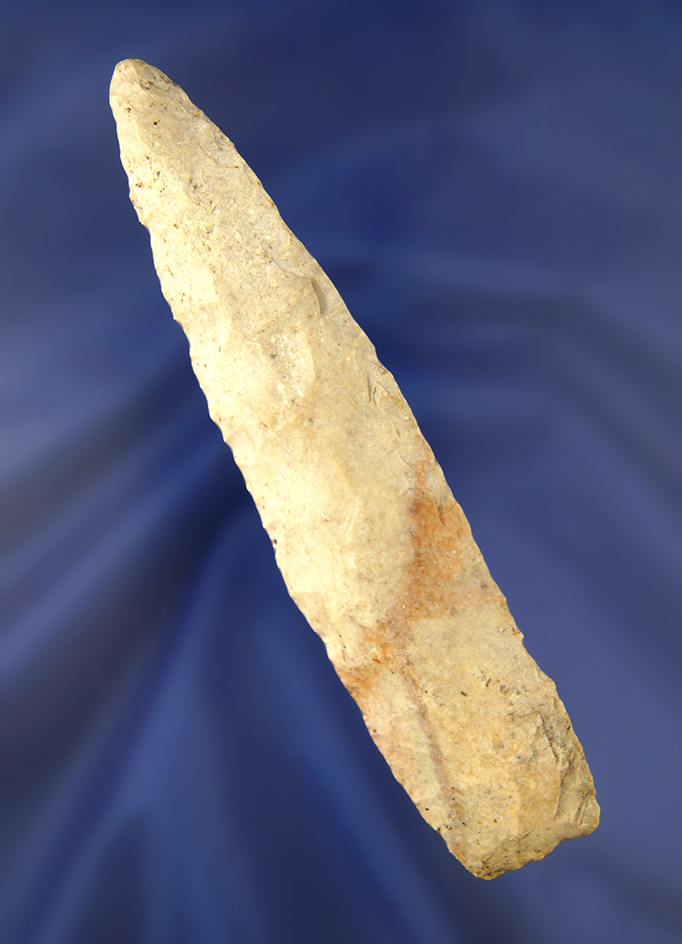 5 3/8" Lanceolate that is heavily patinated in nice condition found in Missouri.