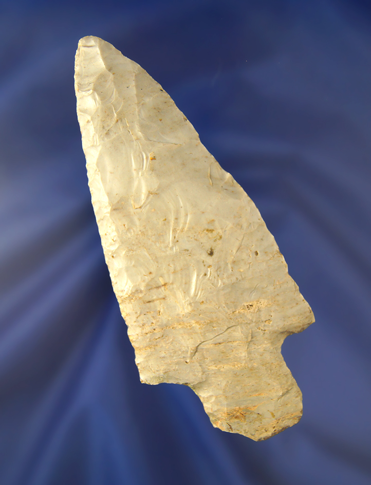 Very large 5 7/16" Hornstone Adena - Western Ohio. Ex. McNeil, Hooks, Whited, German.