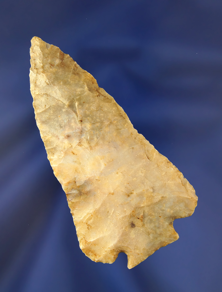 Nice! 3 1/4" Decatur Fractured Base with classic style an excellent patina found in Ohio.