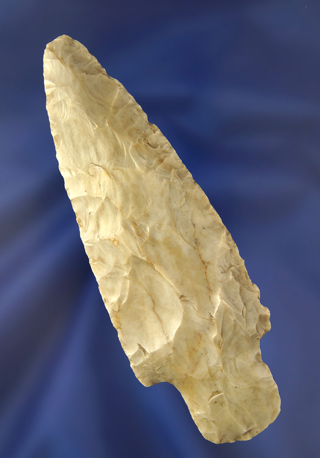 4 1/4" Coshocton Flint Adena found in Mercer Co., Ohio.