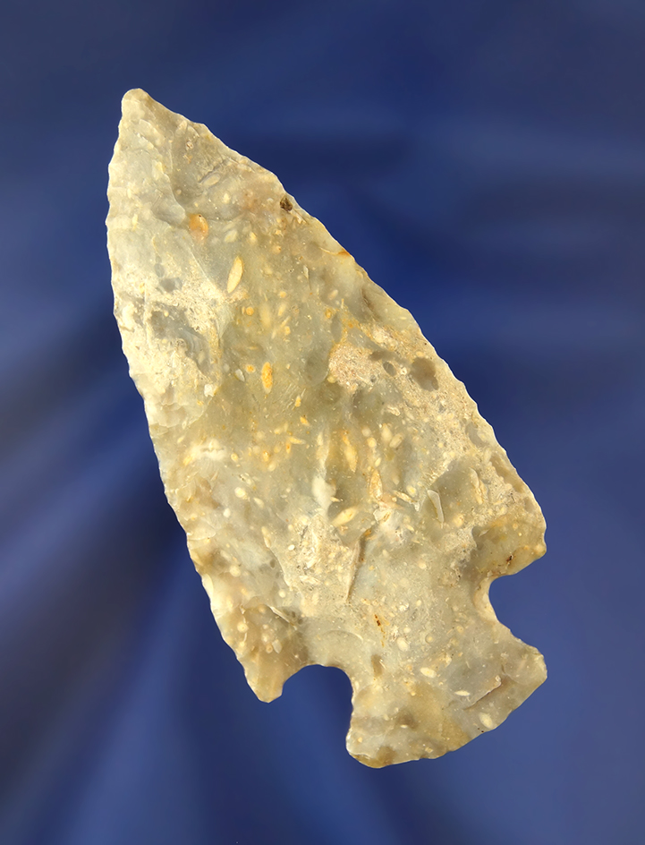 3 1/4" Flint Ridge Flint Hopewell found in Preble Co., Ohio. Ex. Andy Parks collection.