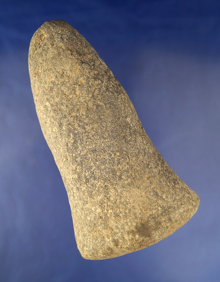 Large 6 3/4" Bell Pestle found in Knox Co., Ohio.