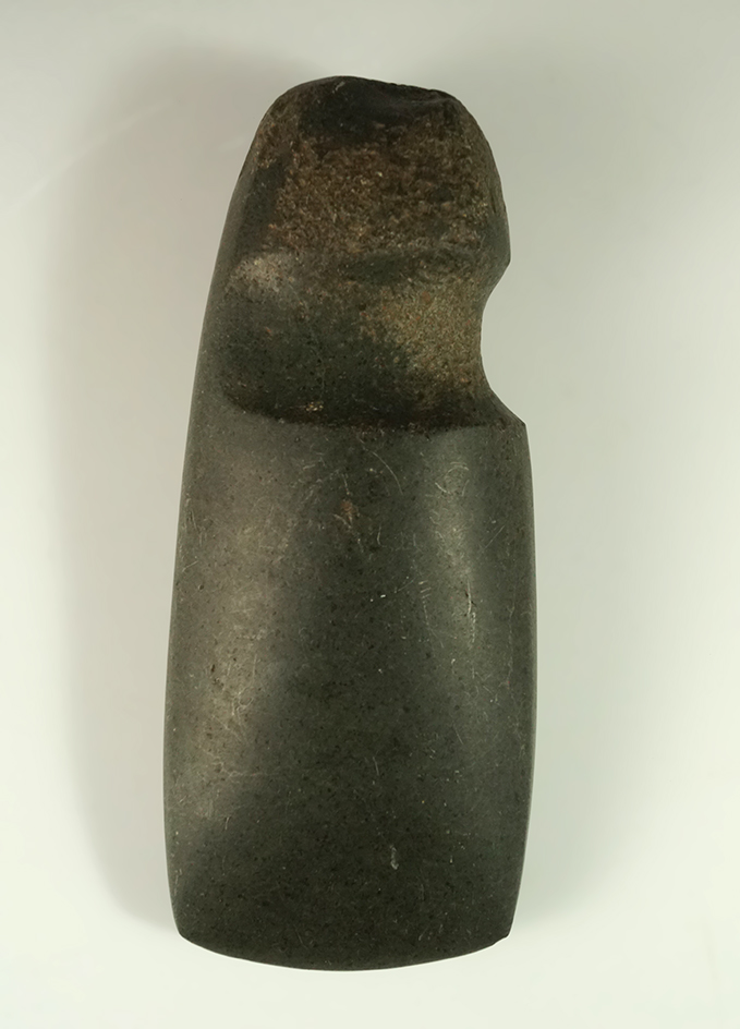 6 1/8" Well styled Hohokam Axe with a 3/4 groove found in Arizona.