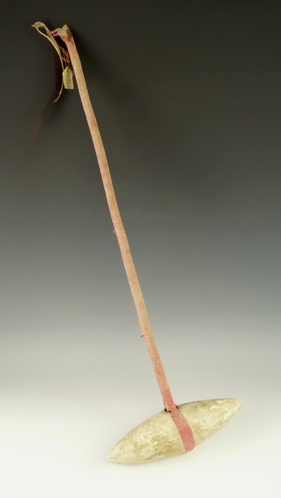 Horse tail Plains Club with a large 8" wide stone head.