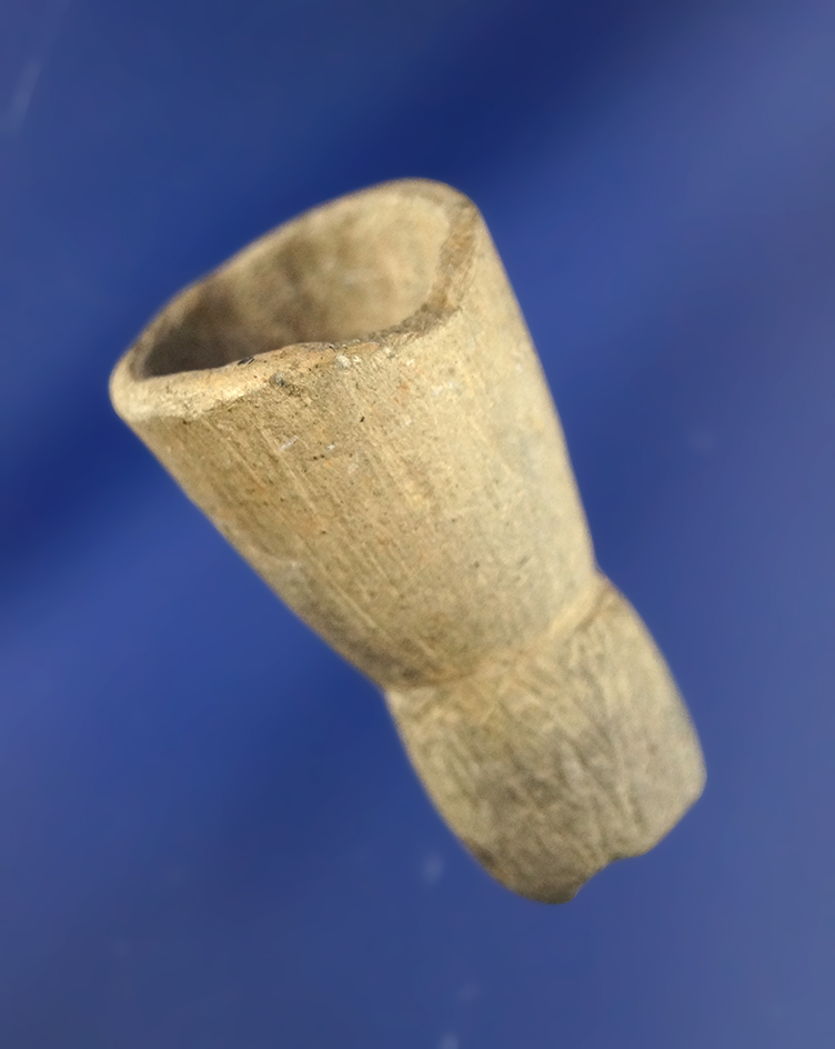 Columbia River Stem Pipe, 1 3/8" L. from the Collection of Bill Peterson