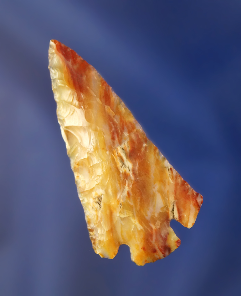 Exceptional! 2" beautifully styled Quilomene Bar made from translucent colorful Agatized Wood