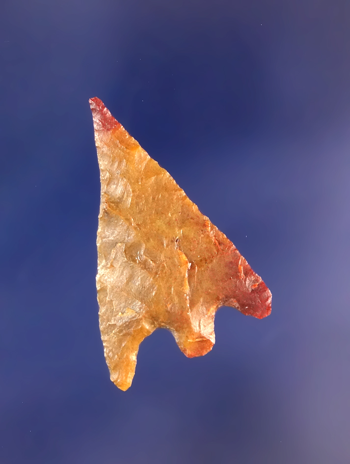 13/16" Gunther point that is nicely flake from Jasper found in Oregon.