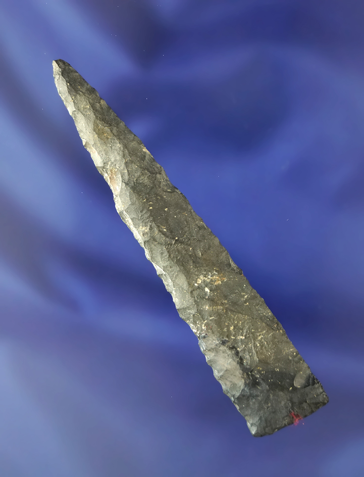 3 1/4" Coshocton Flint Drill - restored tip completed by Jim Beckman -  Morrow Co., Ohio.