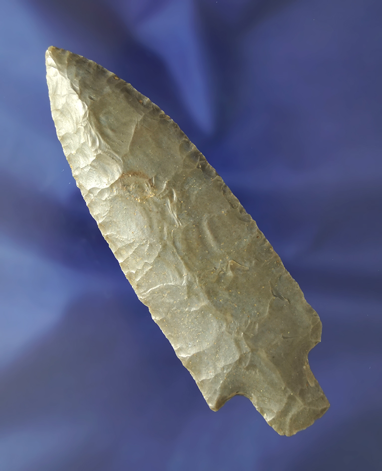 Nicely styled 4 5/8"  Little Bear Creek knife - Stewart Co., Tennessee. Davis G-10 COA.