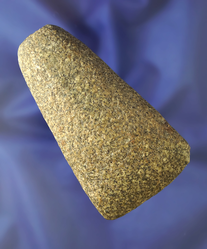 Nicely styled 3 5/8" Hardstone Celt found in Pickaway Co., Ohio. Ex. John Schatz collection.