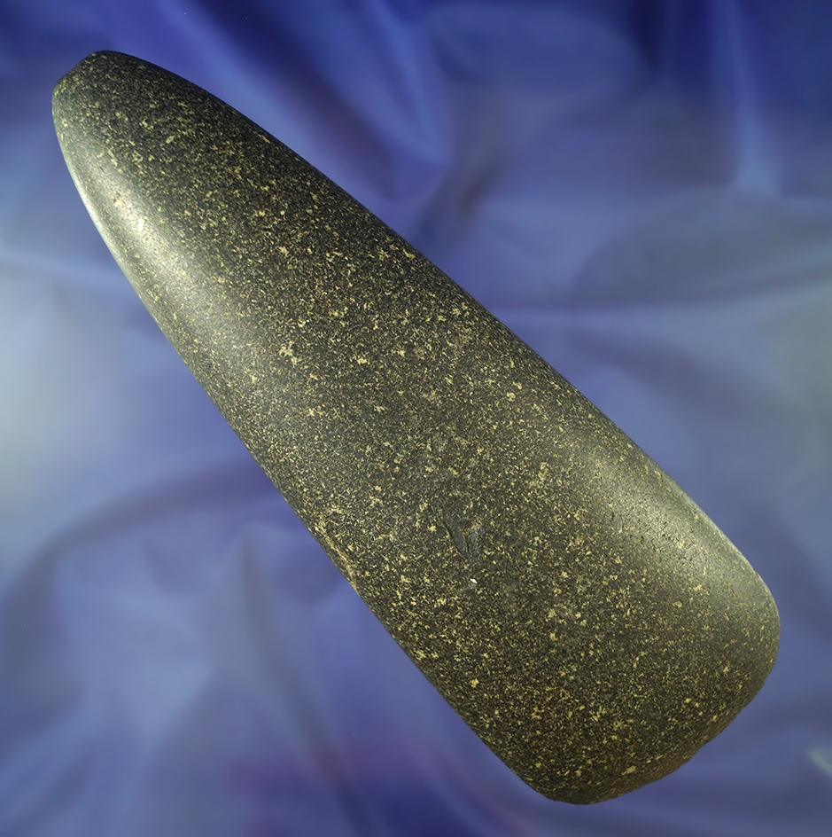 Very large and nicely polished 8 5/8" long Adena Tapered Pole Celt - Washington Co., Ohio.