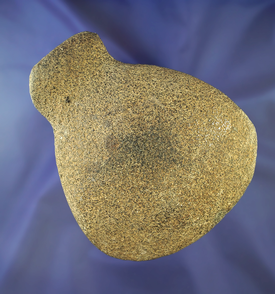 Unique style on this 5 1/16" grooved stone Axe found near Lake Nicaragua, Nicaragua.