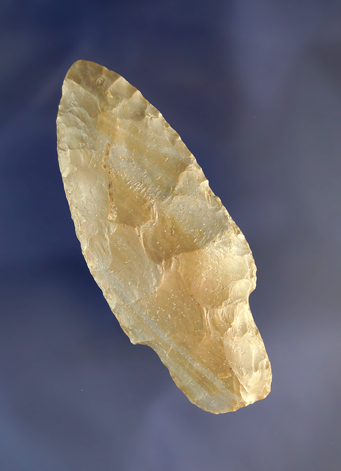 3 1/4" nicely made Adena found in Indiana.