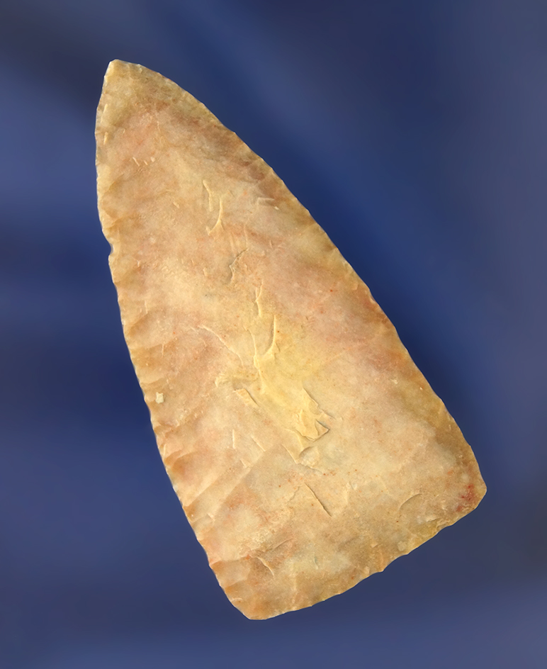 2 1/2" Friday blade found in Las Pampas Coahuila Mexico by Trino in 1969. Ex. Kaye Don Bruce.