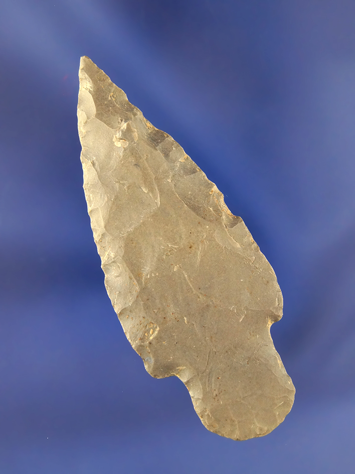 Classic style 3" hornstone Adena found in Kentucky near the Ohio River by Larry Tolliver.