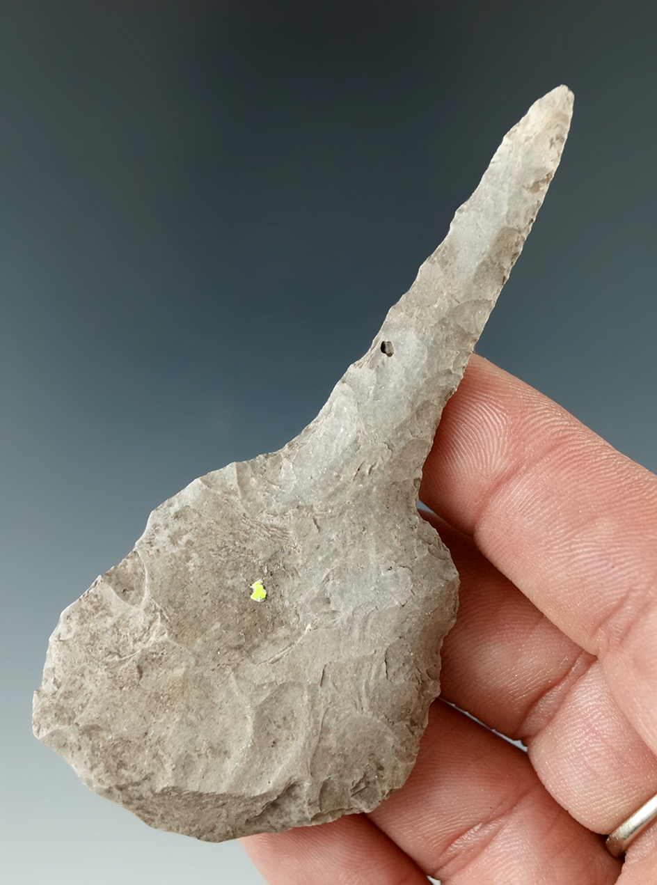 3 5/16" wide base Drill found in Texas.